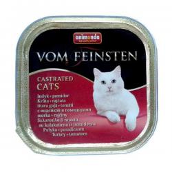 Корм для кошек Animonda Vom Feinsten Castrated Cats Turkey + Tomatoes