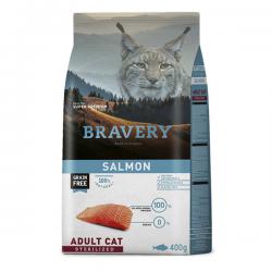 Корм для кошек Bravery Adult Cat Sterilized Salmon Grain Free