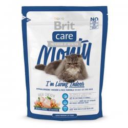 Корм для кошек Brit Care Cat Monty I'm Living Indoor — Chicken & Rice Hypoallergenic