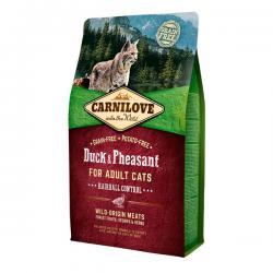 Корм для кошек Carnilove Adult Cat Hairball Control Duck & Pheasant Grain Free
