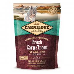 Корм для кошек Carnilove Adult Cat Sterilised Fresh Carp & Trout Grain Free