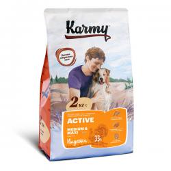 Корм для собак Karmy Adult Dog Active Medium & Maxi «Индейка»