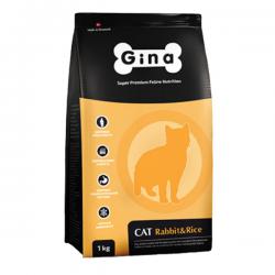 Корм для кошек Gina Adult Cat Rabbit & Rice