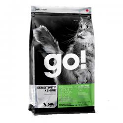 Корм для кошек Go! Sensitivity+Shine Cat Skin & Coat Support — Freshwater Trout+Salmon Grain Free