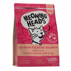 Корм для кошек Meowing Heads «So-Fish-Ticated» Salmon, Free-Run Chicken, Fish & Egg