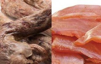 Дегидрированное мясо и мясопродукты (в том числе кролик мин. 10%, домашняя птица мин. 27%)