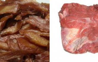Мясные ингредиенты (высушенное мясо курицы, свежая телятина)
