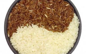 Рис (белый и коричневый)
