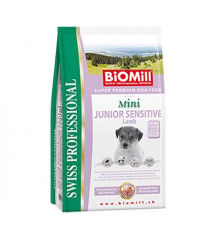 Biomill Swiss Mini Junior Sensitive Lamb