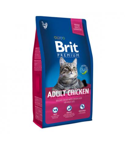 Корм для кошек Brit Premium Adult Cat Delicate Chicken & Chicken Liver