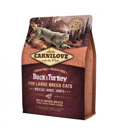 Корм для кошек Carnilove Adult Cat Large Breed Duck & Turkey Grain-Free