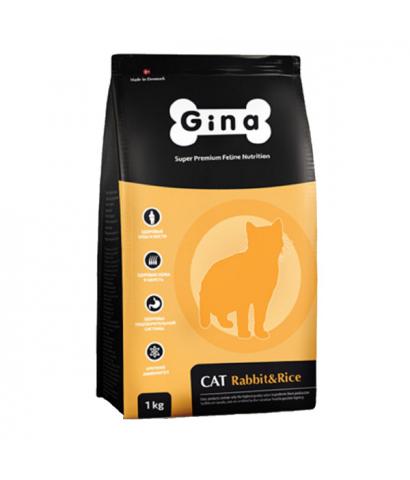 Корм для кошек Gina Adult Cat Rabbit & Rice