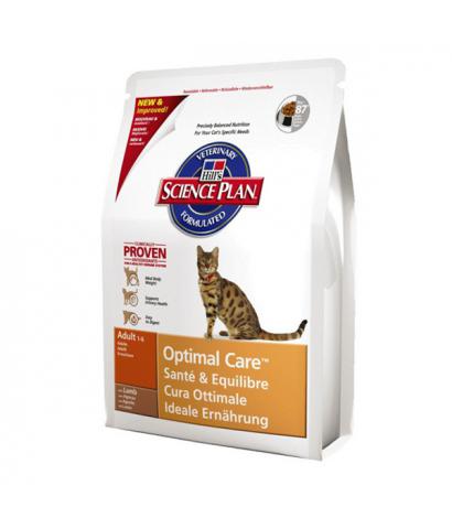 Hill's Science Plan Feline Adult Optimal Care with Lamb