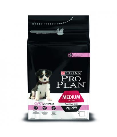 Корм для щенков Purina Pro Plan Puppy Medium Sensitive Skin Salmon & Rice