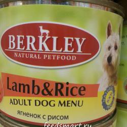 Berkley Adult Dog Menu №4 Lamb & Rice