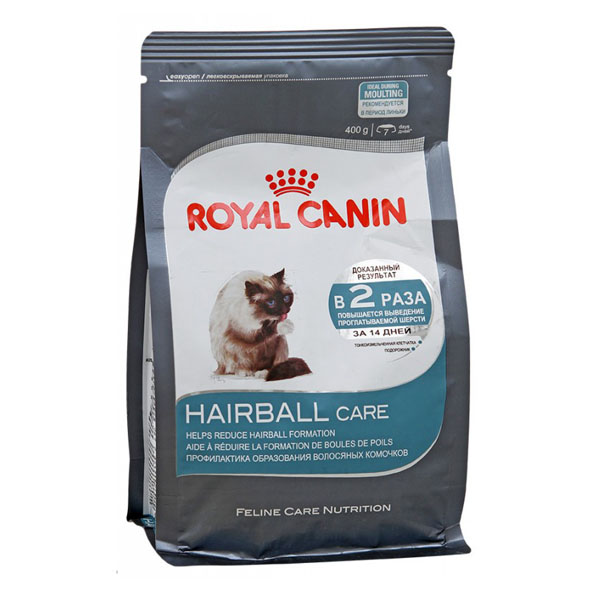 Royal Canin Feline Care Hairball - рейтинг, обзор корма, сравнение и анализ Royal  Canin Feline Care Hairball, состав и описание корма, плюсы и минусы Royal  Canin Feline Care Hairball, отзывы о корме,