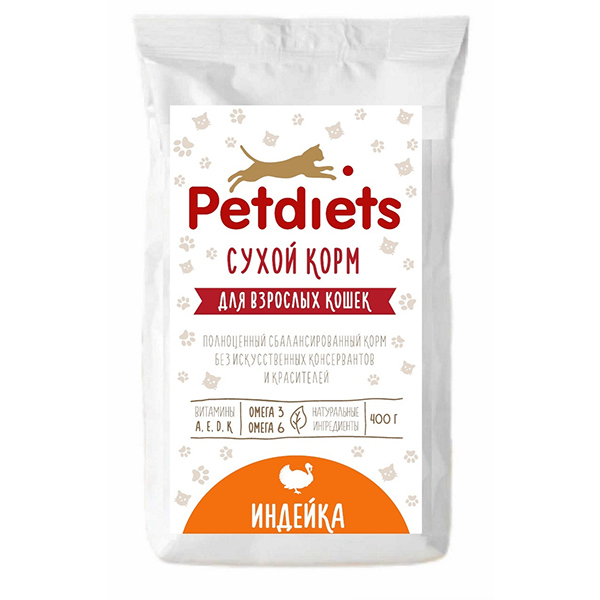 Petdiets — «Индейка» для взрослых кошек - рейтинг, обзор корма, сравнение и  анализ Petdiets — «Индейка» для взрослых кошек, состав и описание корма,  плюсы и минусы Petdiets — «Индейка» для взрослых кошек,