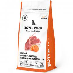 Bowl Wow «Ягненок, индейка, рис и морковь»