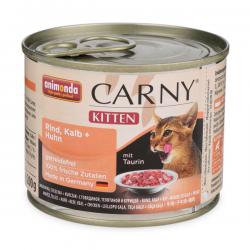 Корм для котят Animonda Carny Kitten Rind, Kalb+Huhn