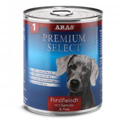 Корм для собак Aras Premium Select — №1 Rindfleisch Mit Gemϋse & Reis