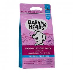 Корм для собак Barking Heads «Doggylicious» Adult Small Breed Duck Hypoallergenic Grain Free