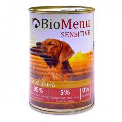 Корм для собак BioMenu Sensitive с перепёлкой