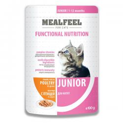 Корм для котят Mealfeel Junior — Chunks in Gravy Rich in Poultry