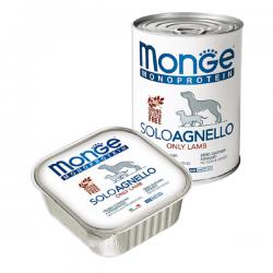 Корм для собак Monge Adult Dog Monoprotein Solo Agnello Grain Free