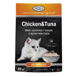Корм для кошек Gina Cat Chicken & Tuna