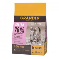 Корм для котят Grandin Kitten Chicken Grain Free с курицей и печенью