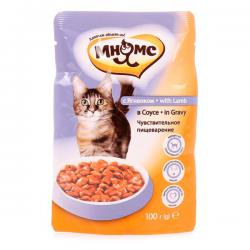 Корм «Мнямс» с ягнёнком в соусе для взрослых кошек