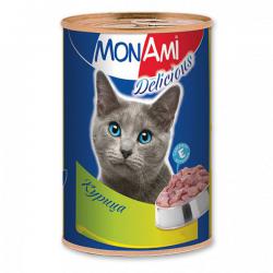 Корм для кошек MonAmi Delicious — «Цыплёнок»