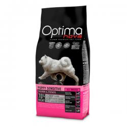 Корм для щенков Optima Nova Puppy Sensitive All Breeds Salmon & Potato Grain Free