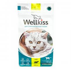 Корм для кошек Wellkiss Cat Sterilized Lamb