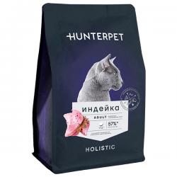 сухой корм hunterpet «индейка» для взрослых кошек после стерилизации