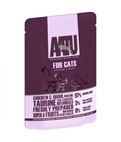 AATU для взрослых кошек Chicken & Quai