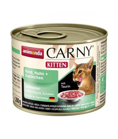 Корм для котят Animonda Сarny Kitten Rind, Huch + Kaninchen