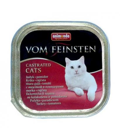 Корм для кошек Animonda Vom Feinsten Castrated Cats Turkey + Tomatoes