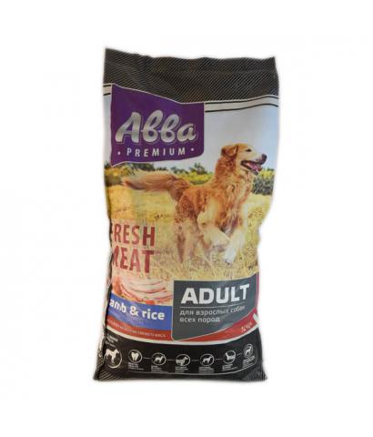 Корм для собак «Авва» Adult Dog Fresh Meat Lamb & Rice