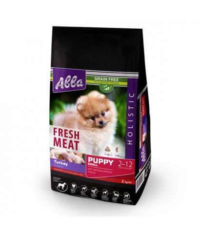 Корм для щенков «Авва» Fresh Meat Puppy Small Breed Turkey Grain Free