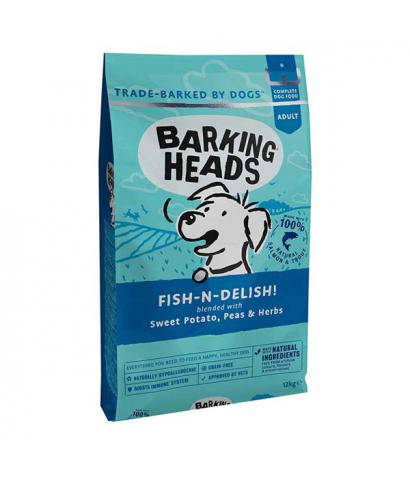 Корм для собак Barking Heads «Fish-N-Delish» Adult Salmon & Trout Grain Free Hypoallergenic
