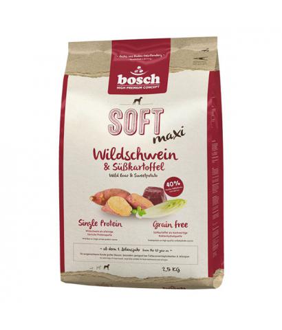 Корм для собак Bosch Soft Adult Maxi Wild Boar & Sweet Potato Grain Free