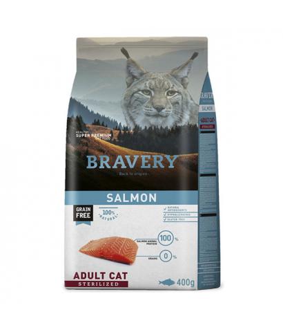 Корм для кошек Bravery Adult Cat Sterilized Salmon Grain Free
