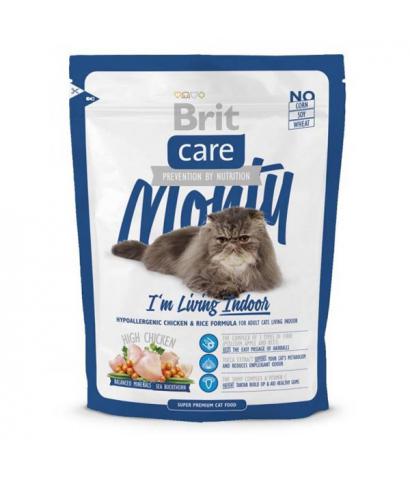 Корм для кошек Brit Care Cat Monty I'm Living Indoor — Chicken & Rice Hypoallergenic