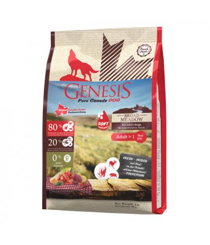 korm genesis pure canada adult dog broad meadow grain free
