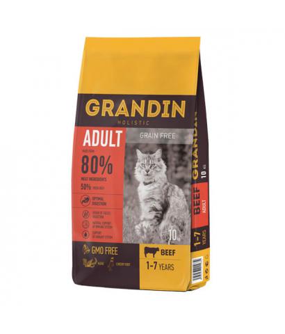 Корм для кошек Grandin Adult Cat Beef Grain Free