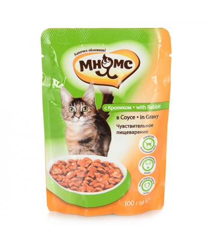Корм для кошек «Мнямс» с кроликом в соусе