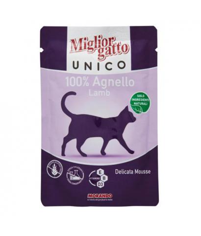 Корм для кошек Morando Miglior Gatto Unico — Agnello Delicata Mousse