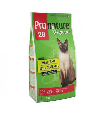 Pronature Original 28 Cat Adult Meat Fiesta no Corn, no Wheat, no Soy
