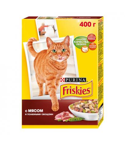 Корм для кошек Purina Friskies — «С мясом и полезными овощами»